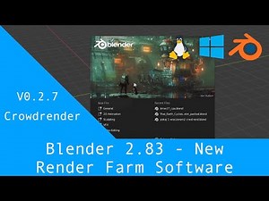Crowdrender V0.2.7 - New Render Farm software for Blender 2.83