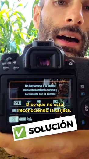 Solución al error de tarjeta SD en cámaras