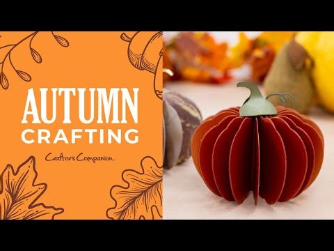Autumn Crafting - How to make a paper pumpkin!