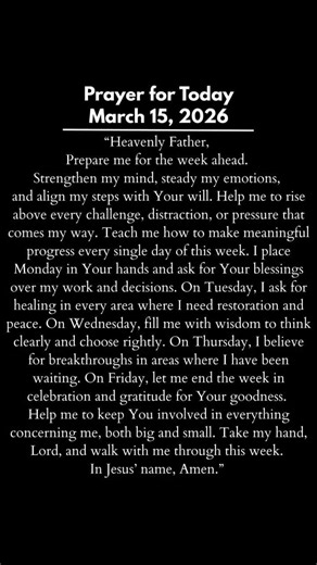 God as we enter a new week help me keep my mind stayed on you amen 🙌🙏 cover me Lord 🙏 🙌❤️