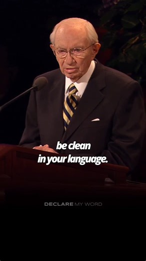 Kempe Naegle Nicoll • 𝑫𝒆𝒄𝒍𝒂𝒓𝒆 𝑴𝒚 𝑾𝒐𝒓𝒅 on Instagram: "🗣: Gordon B. Hinckley • “In a world that wallows in filth, be clean—in language, in thought, in body, in dress. To each of you I say, be clean in your language. There is so much of filthy, sleazy talk these days. Failure to express yourself in language that is clean marks you as one whose vocabulary is extremely limited. When Jehovah wrote on the tablets of stone, He said to the children of Israel, “Thou shalt not take the name o