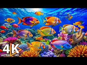 Stunning 4K Underwater Wonders + Amazing Fish, Coral Reefs & Sea Animals + Relaxing Music #7