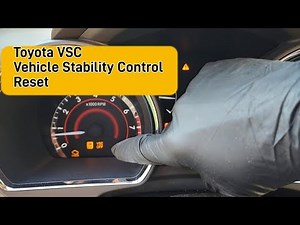 How do you reset the VSC OFF light on the Toyota Highlander?