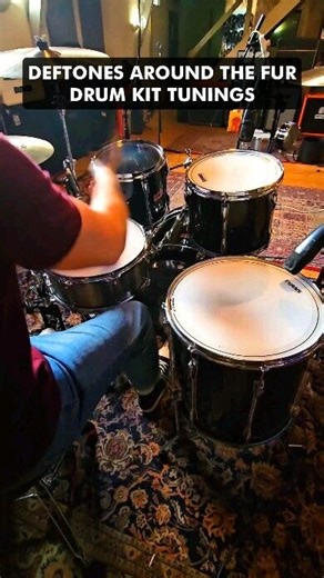 Just Add Drums on Instagram: "Here are the @tunebotdrum settings to achieve the drum sound from Around The Fur by Deftones. All toms are tuned to the same frequency on batter and reso. Enjoy!!!"