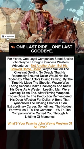 The Heartbreaking Moment John Wayne Said His Final Goodbye... 🤠 #shorts