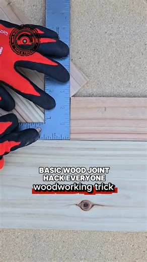 Very easy practice for measuring wood joints. 📐🖋#Woodworkingidea #Project #Diy #TipsTrick #Carpenter #wood | Woodworking Trick