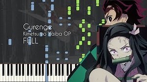 [FULL] Gurenge - Demon Slayer/Kimetsu no Yaiba OP - Piano Arrangement [Synthesia] Chords - ChordU