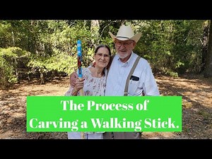 Process of Carving a Walking Stick