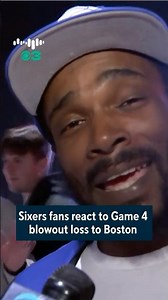 #Sixers fans react to Game 4 loss to Boston #reels #reelsfeed