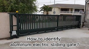 Customized Aluminum Sliding Gate Design Driveway Electric Automatic Wireless Driveway Gate Remote Sliding Gates