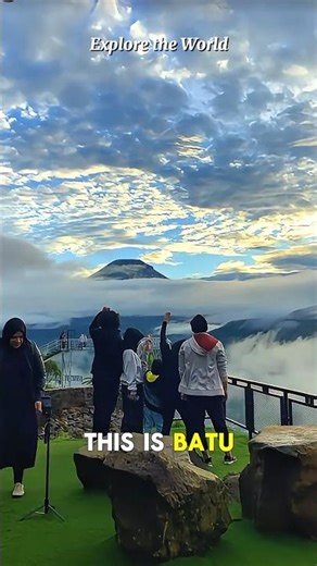 Dieng Sea of Clouds | Sindoro View #shortsvideo #travel #tranding