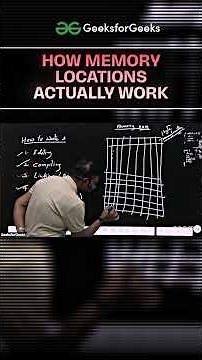 C Programming Memory Layout Explained | Stack, Heap, Data Segment By Abdul Bari sir