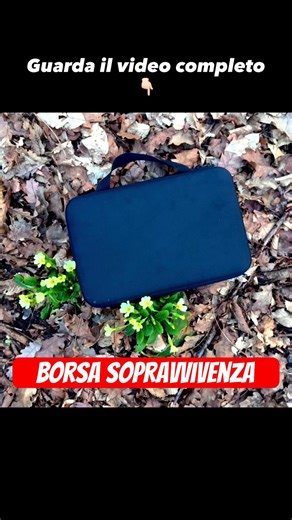 Borsa di Sopravvivenza Reale: cosa serve davvero per una notte nel bosco?🌲🔥#survival #outdoor
