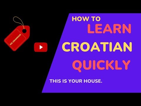 This is Your House: The 5-minute-a-day way to learn Croatian!! #learn #croatian #house