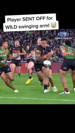 Player SENT OFF for WILD Swinging Arm Incident in NRL Match