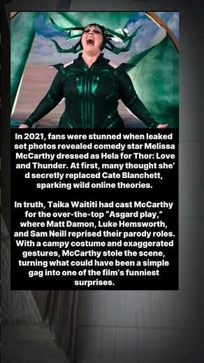 Why Melissa McCarthy Replaced Cate Blanchett as Hela in Thor: Love and Thunder