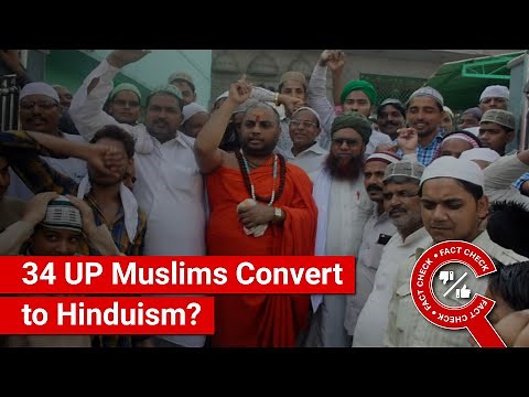 FACT CHECK: 34 UP Muslims Converting to Hinduism?