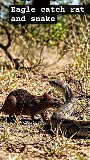 Eagle Catch Rat & Snake | Wild Predator Hunting Scene