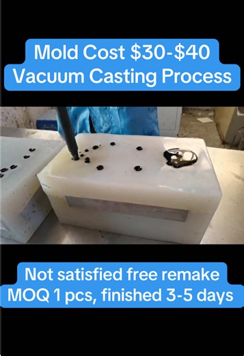 Silicone Vacuum Casting: No Steel Mold, Low Cost Prototyping