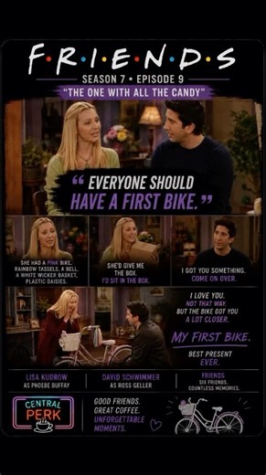 Everyone Should Have a First Bike | Friends S7E9 #shorts #tv #series