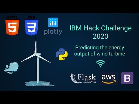 Wind Turbine Power Prediction - Machine Learning Project - IBM Hack challenge 2020