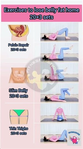 exercises to lose belly fat home | Fitness Nation Sanober #shorts