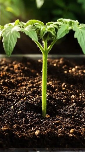 Tomato Plant time lapse from first day to 20 days | GreenMotion Studio #plantgrowth #plants