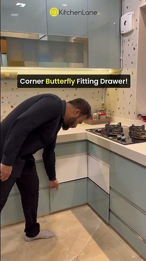 Kitchenlane Butterfly Corner Fitting | Smart Modular Kitchen Corner Solution