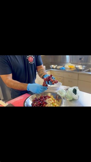 🔥 It’s official… Cooking with Fire is back by popular demand! 🚒👨‍🍳 You asked, we listened. We’re excited to share our newest recipe with you. Keep an eye out for more firehouse favorites coming soon. 🍴✨ Firehouse Chicken Salad Ingredients: Chicken Thighs Cucumbers Apples Sliced Almonds Red Grapes Olive Oil Paprika Salt Pepper Oregano Basil Onion Powder Garlic Powder Mayo Sour Cream Fresh Dill Lemon Juice Lettuce (for serving) Instructions: Start by cutting up the cucumbers, apples and grape