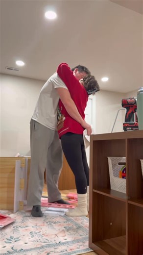 Emily Vondy on Instagram: "My hearrrtttt 🥹❤️ This trend is so stinken sweet. My daughter helping hide the camera (her clever LEGO window fell over) and her excitement with me at the end I CAN’T 😭"