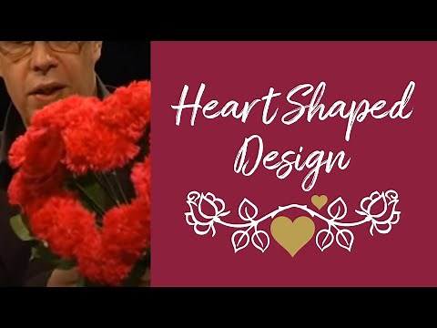 Interflora How-To: Heart Shaped Design with a Difference