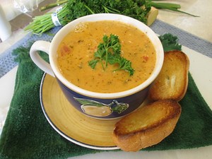 Lobster Bisque with Langostino Lobster Tails - Poor Man's Gourmet Kitchen