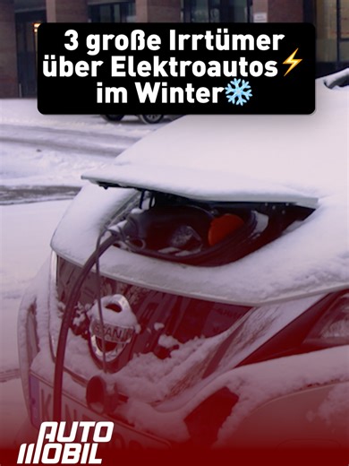 Elektroautos im Winter: 3 Irrtümer aufgedeckt
