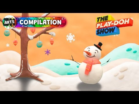 Happy Holidays from The Play-Doh Show! 🎄 The Play Doh Show | Episode Compilation | ZeeKay Arts