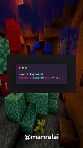 Build a basic keylogger in 2 lines of Python. 🔥
