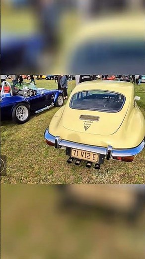 Enzo Ferrari's Favourite - a gorgeous Jaguar E Type at Car Show!