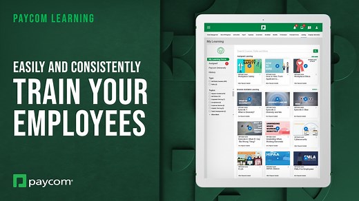 Employee Learning Management System (LMS) Software | Paycom