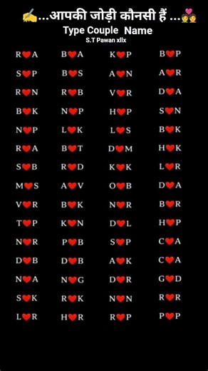 Aapka Pyar Konsa Hai ✍️💞💑 #couple #love #latter #forever #shorts #name 🩷🤍🩵