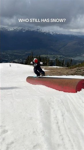 Maria Thomson still riding in June 👀 #snowboarding #burton
