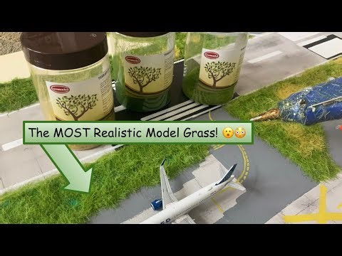 Adding Static Grass To My Model Airport!!! ✈️
