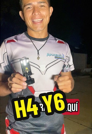 Increíbles luces LED H4 Y6 para autos