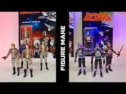 Custom 3D Battlestar Galactica Figures #make #figures #battlestar #battlestargalactica