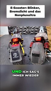 E-Scooter Sicherheit: Blinker sind das A und O! 🔥 #escooter #teverun