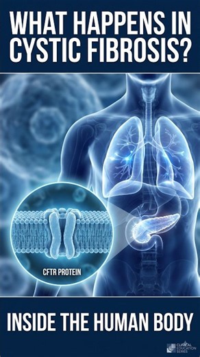 What Happens in Cystic Fibrosis?|Inside the Human Body—Disease Explained#CysticFibrosis#MedicalFacts