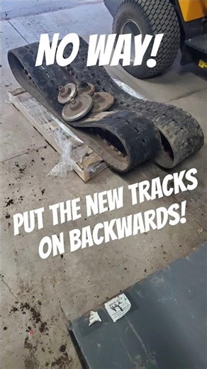 🤣 Hate it when that happens! 🤦‍♂️ #track #replacement #machine #maintenance #arborist #tools #thanks