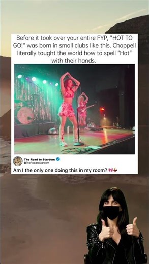 How the "HOT TO GO" dance started 💖 #ChappellRoan #HotToGoDance #Tutorial #MidwestPrincess