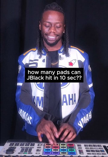 @Beatsbyjblack is built different. 🔥 (Yes, we actually counted.) #MPC #BeatsbyJBlack #fingerdrumming #fingerdrummer