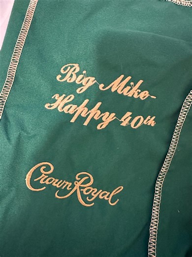 Crown Royal Bag With Personalized Custom Embroidery FREE SHIPPING Great Gift for Valentines Day - Etsy