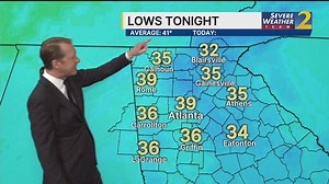 Clouds move through metro Atlanta Tuesday evening