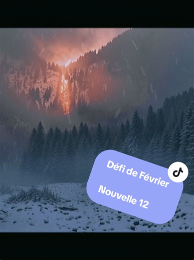 Nouvelle 12 Titre : Le silence des Cimes Autrice : @Moonivya Genre : Dark Fantasy Synopsis : Perdu dans une vallée enneigée après une descente à ski solitaire, un skieur découvre une montagne bien différente de ce qu'il imaginait. Dans le silence oppressant des cimes, des flammes surnaturelles, des runes anciennes et une silhouette aux yeux rouges surgissent des ombres. Pris au piège dans un labyrinthe de glace et de magie noire, il doit affronter la montagne elle-même, entité vivante et cruelle